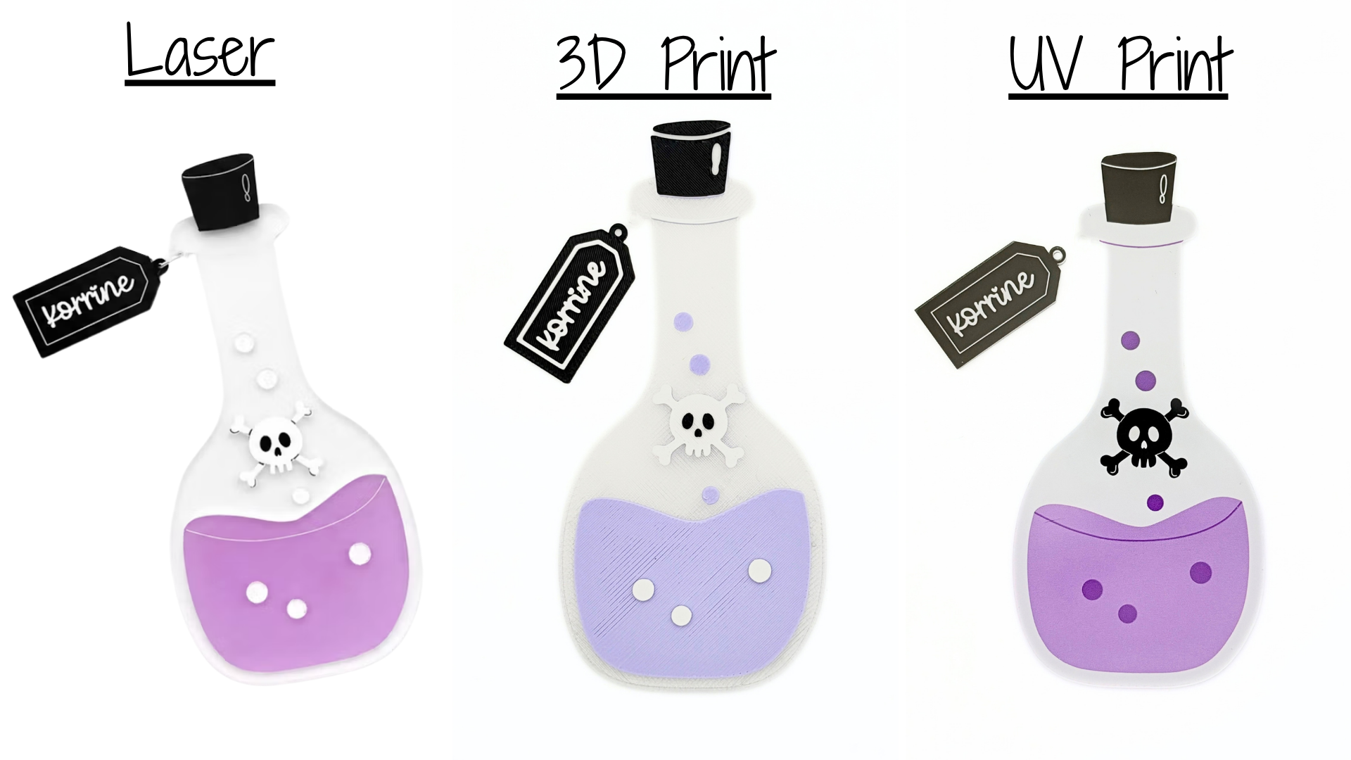 Halloween Potion Bottle Tag