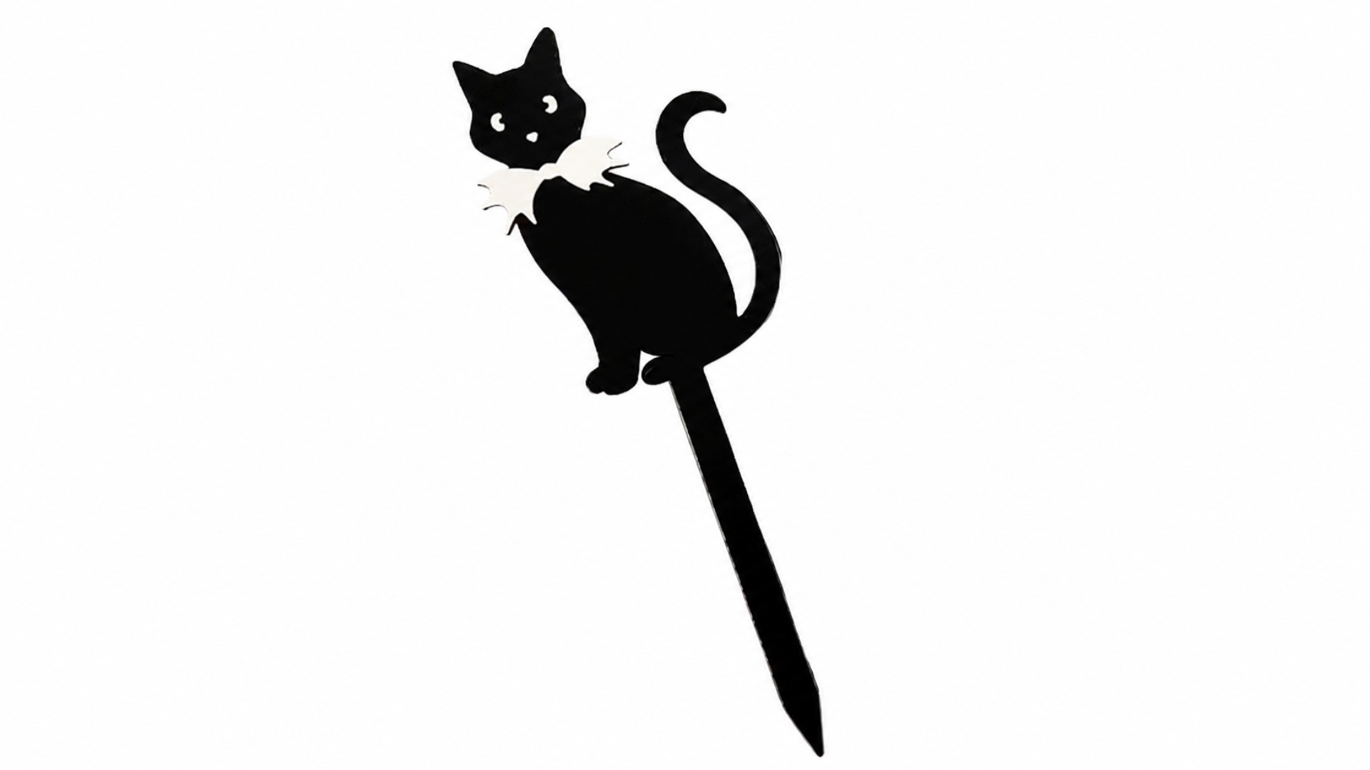 3D Cat Plant Stake