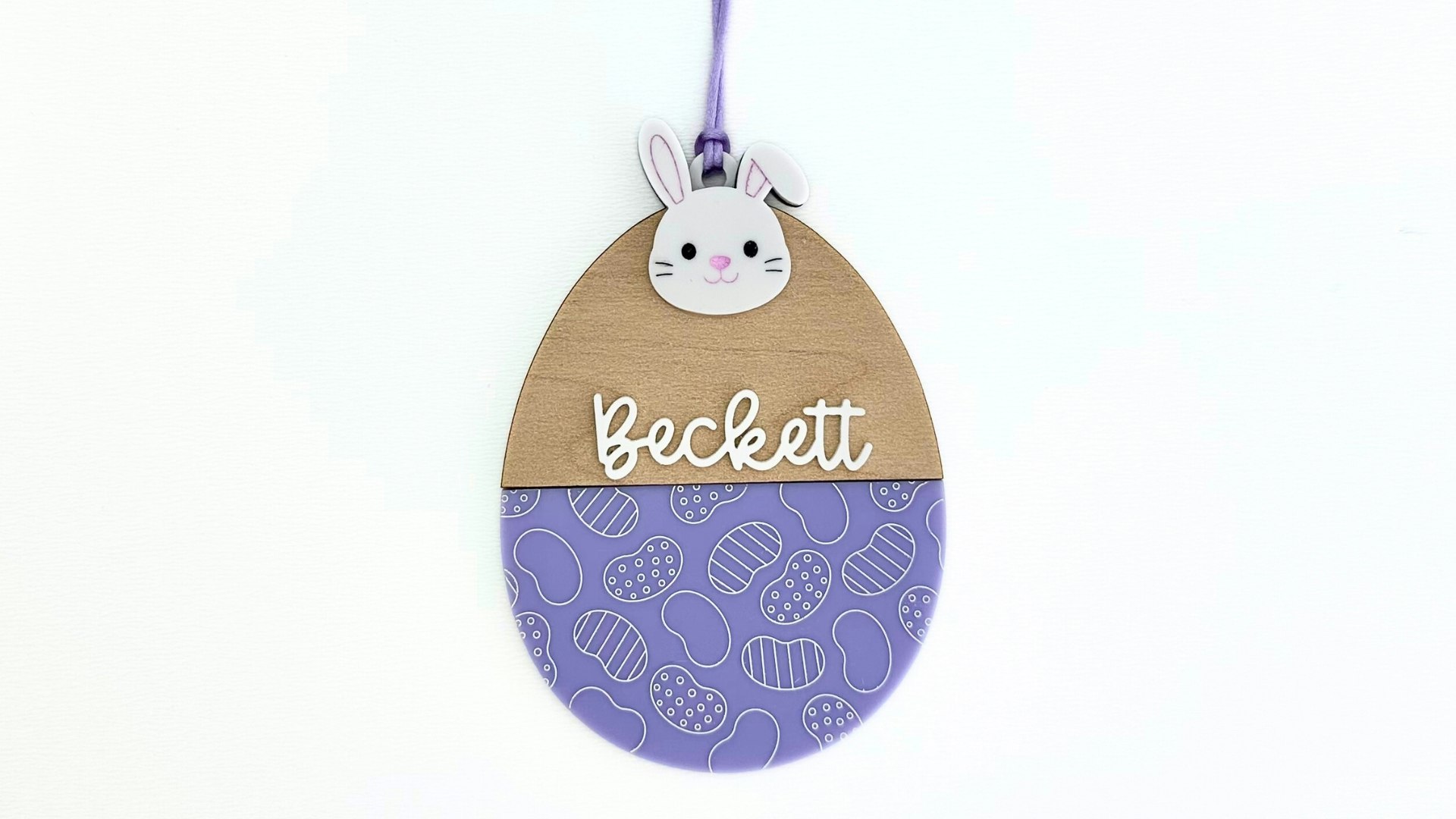 Personalized Candy Easter Egg Tag