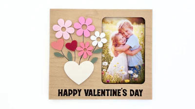 Valentine's Floral Frame