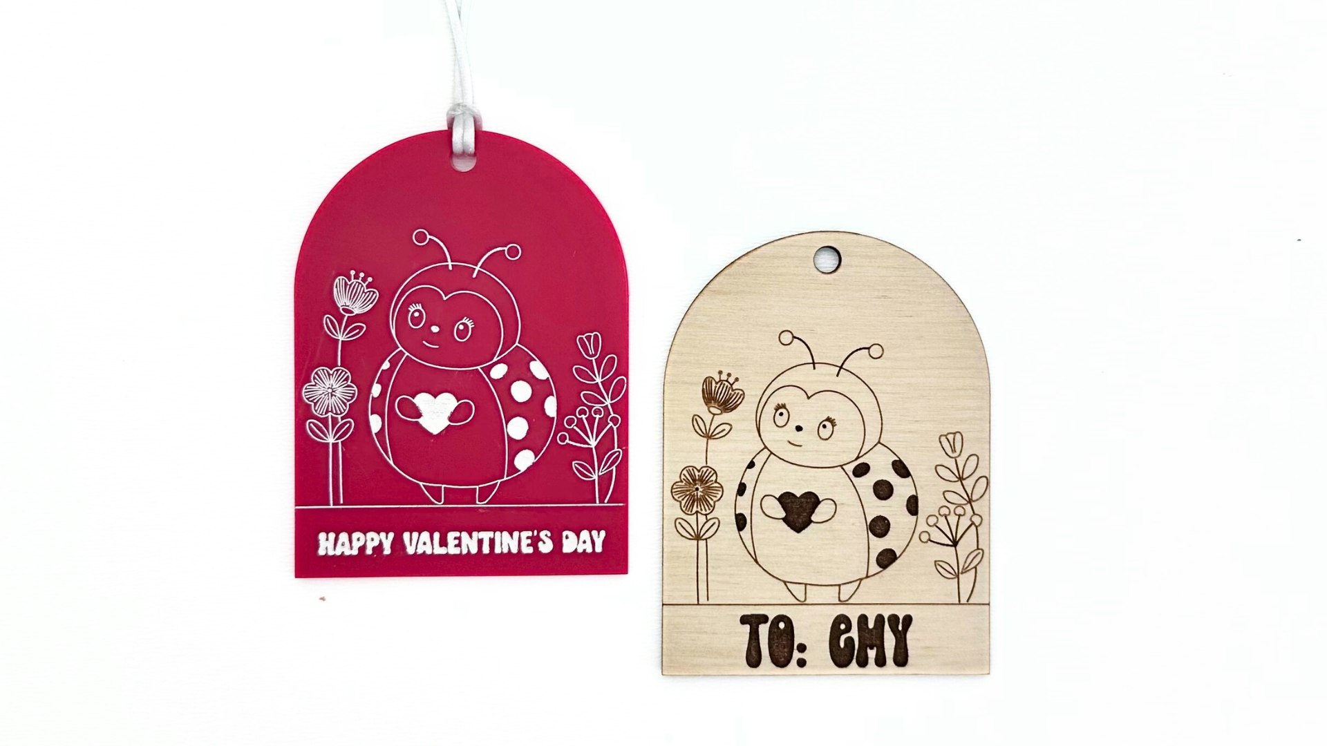 Love Bug Ladybug Gift Tag