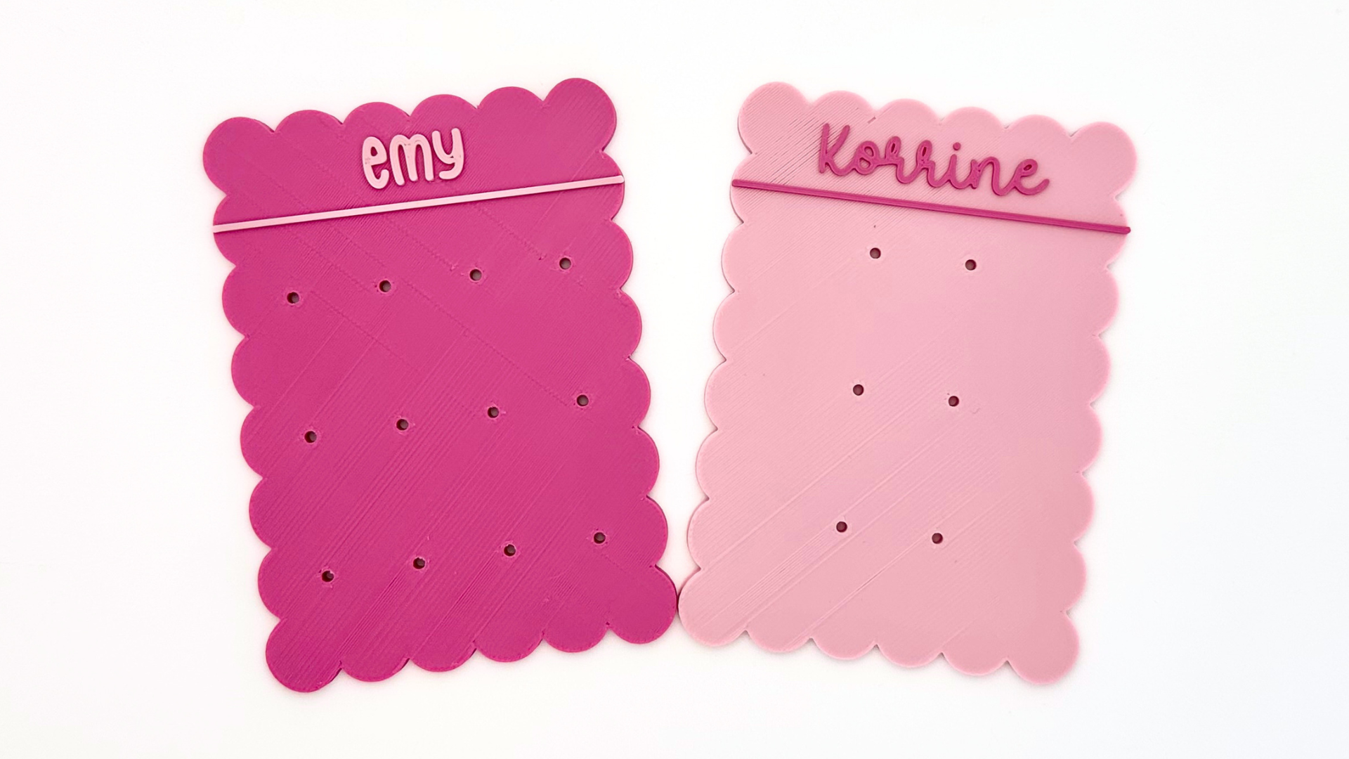 3D Scallop Travel Earring Card Holder