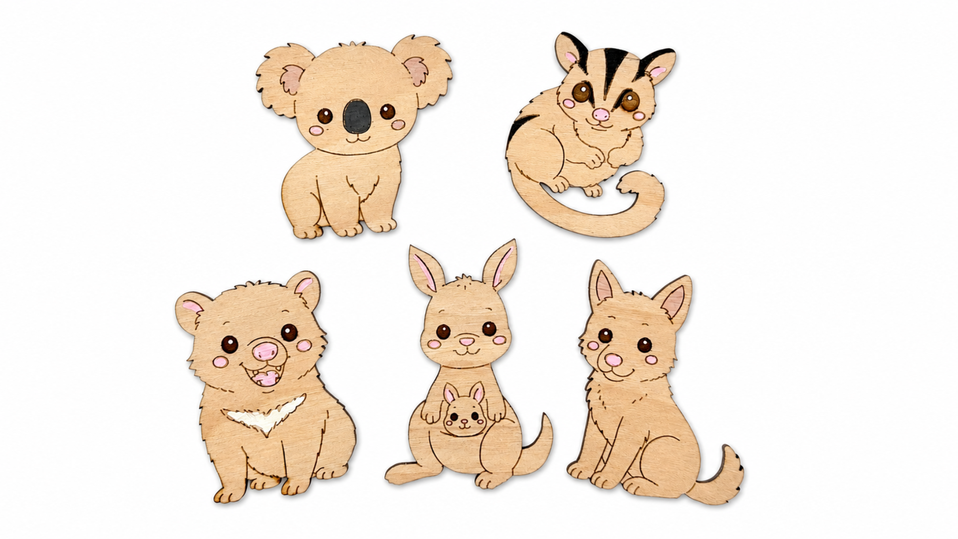 Australian Animal DIY Coloring Kit 2
