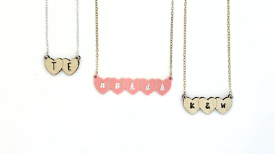 Initial Heart Pendant
