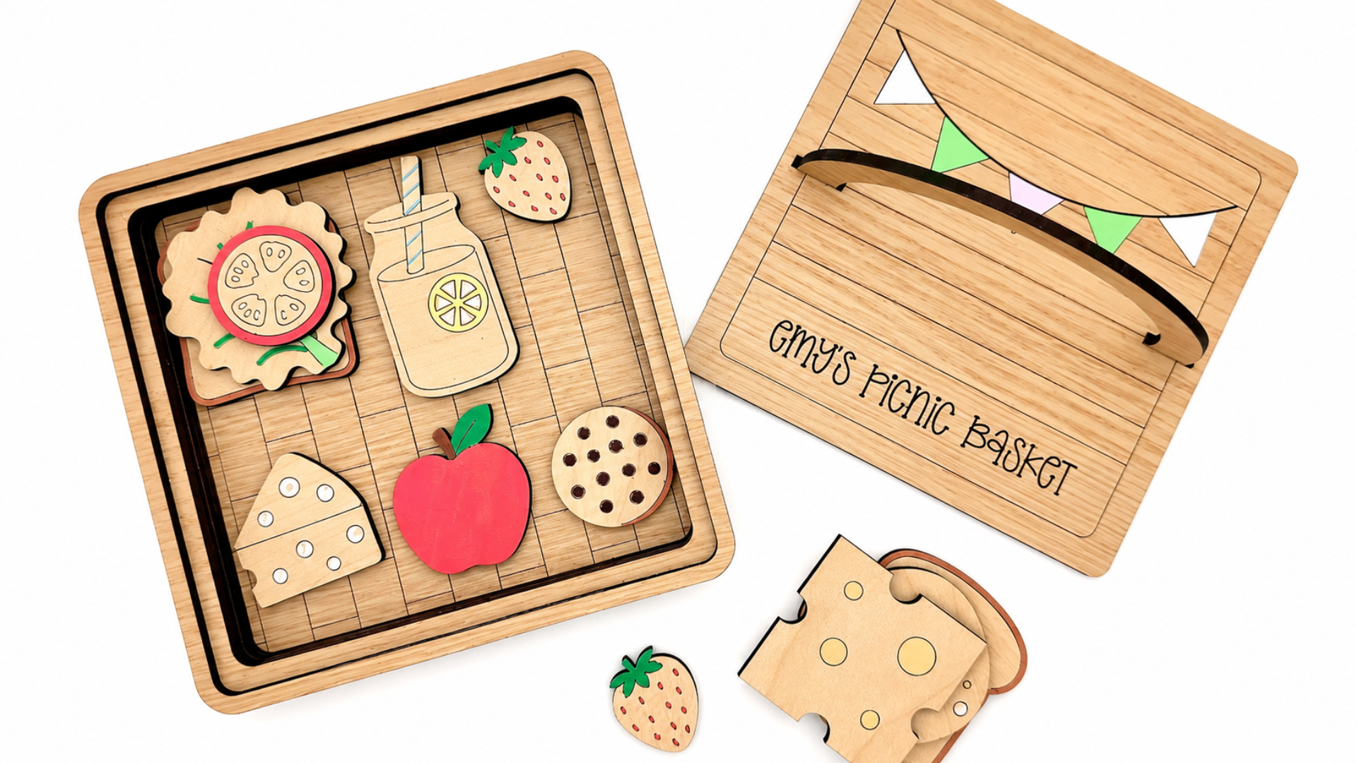 DIY Picnic Basket Coloring Set