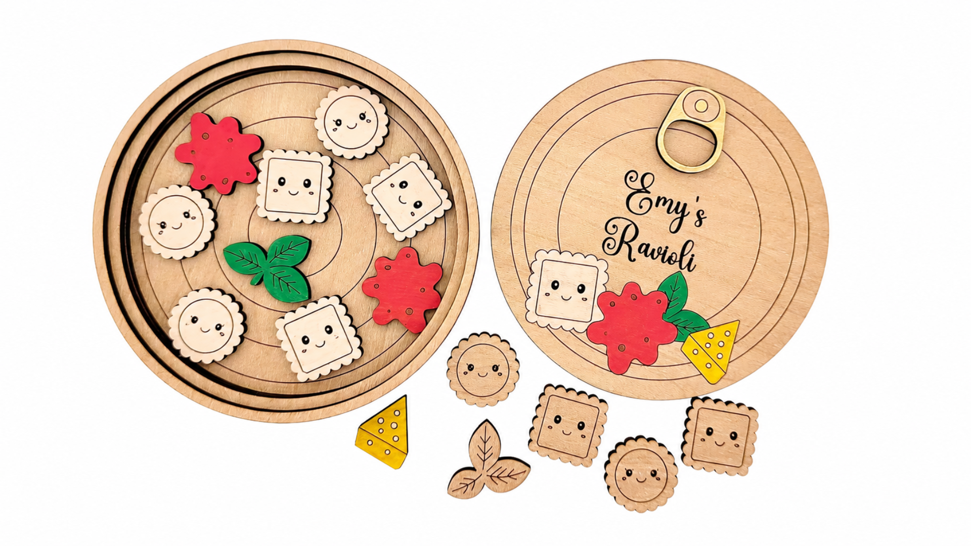 DIY Ravioli in a Can Coloring Set
