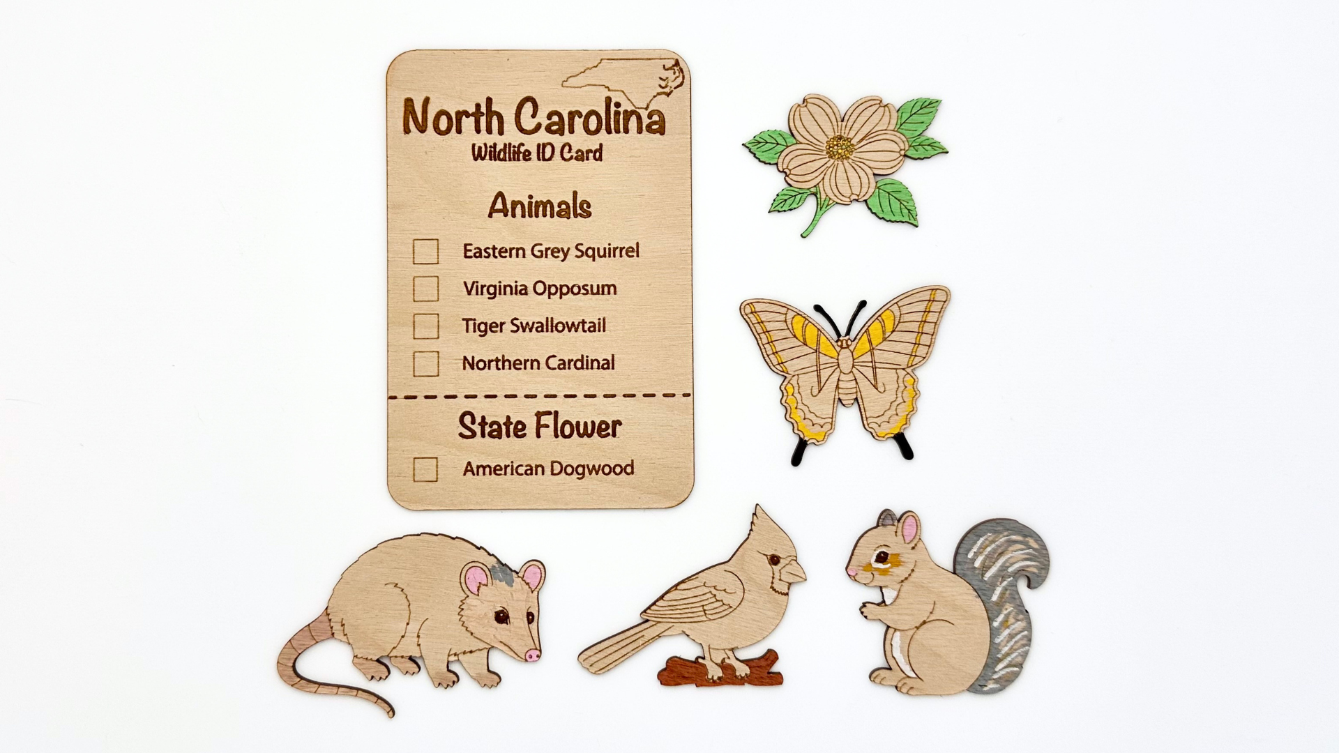 DIY North Carolina Animal Coloring Kit