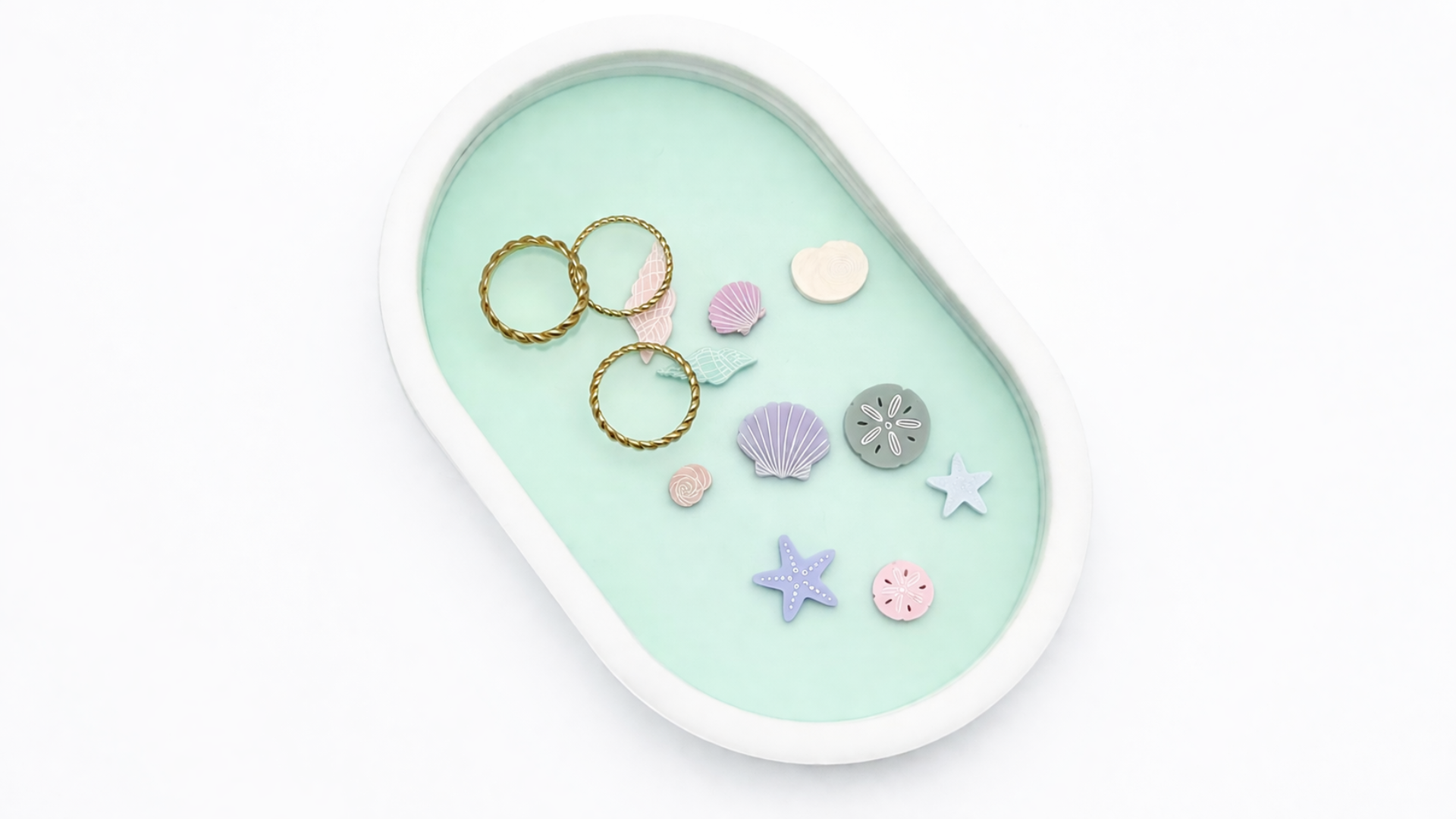 Seashell Shaker Jewelry Tray