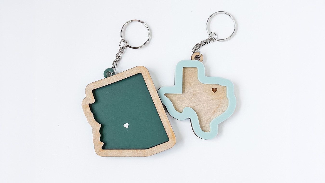 US State Keychain