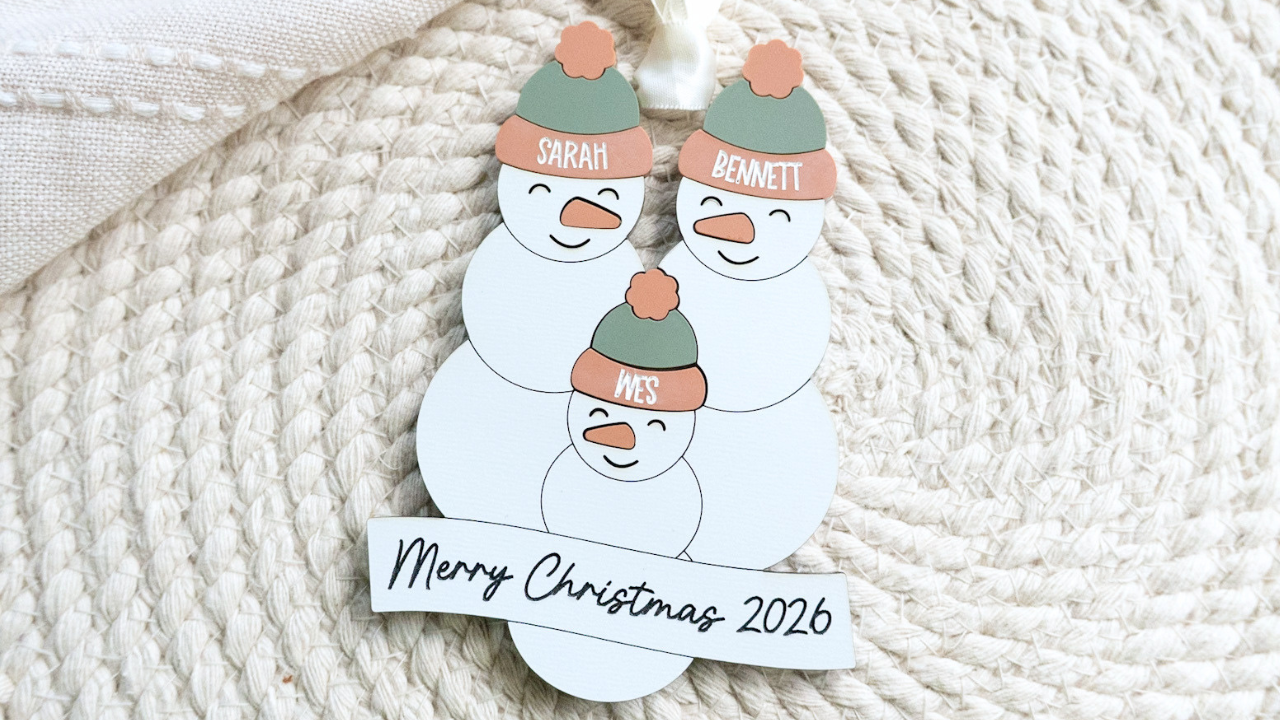 Snowman Family Ornament