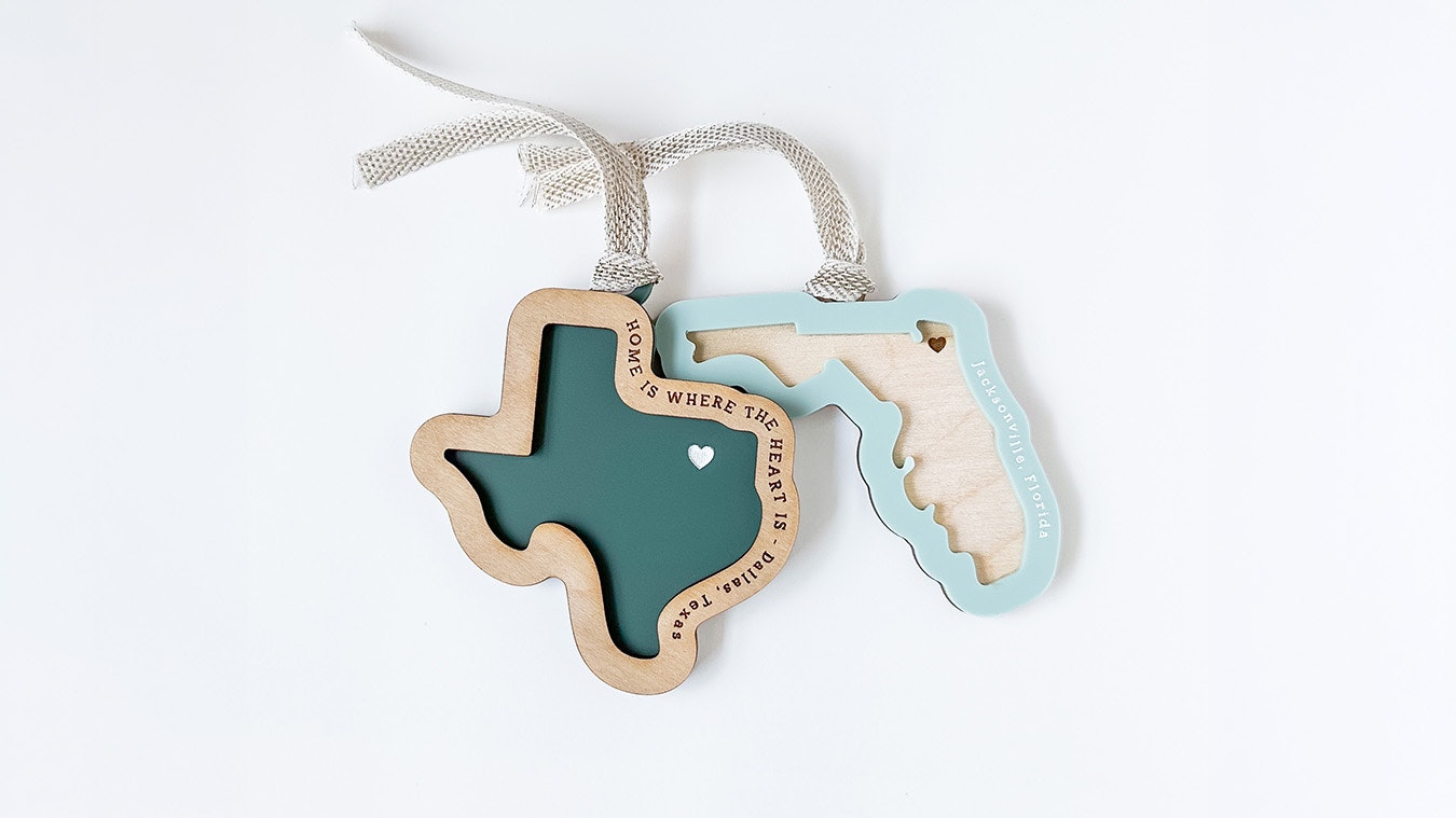 US State Ornament