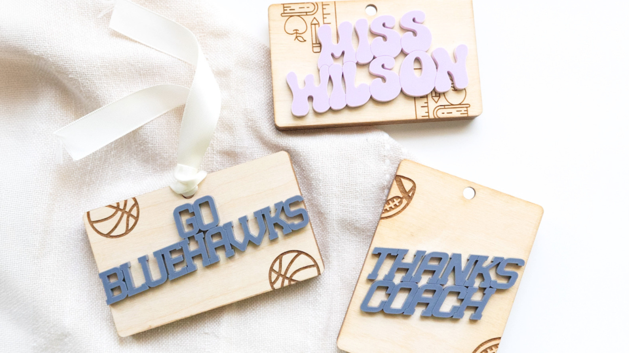 Teacher / Coach Gift Card Holder Ornament