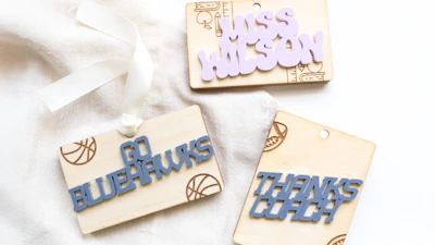 Teacher / Coach Gift Card Holder Ornament